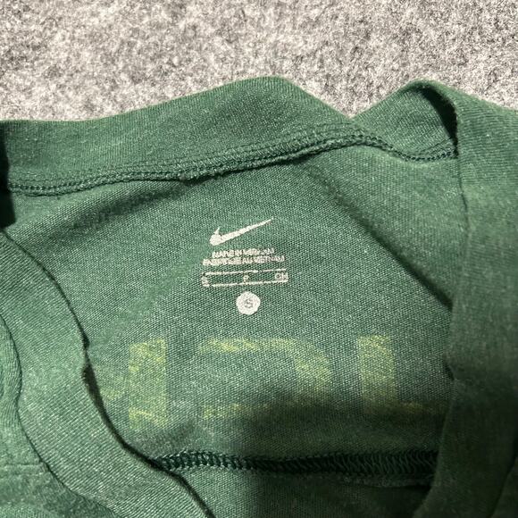 Nike Oregon Ducks Women’s‎ V-Neck Tee Green Yellow Size Small - Picture 4 of 5